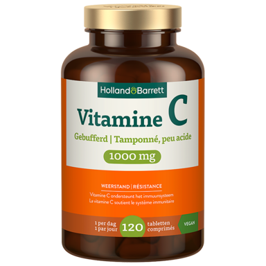 Holland & Barrett Vitamine C Gebufferd 1000mg - 120 tabletten