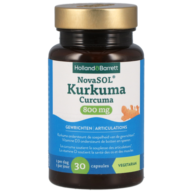 Holland & Barrett NovaSOL® Kurkuma 800 mg - 30 Capsules