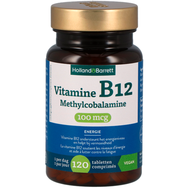 Holland & Barrett Vitamine B12 Methylcobalamine 100mcg - 120 tabletten