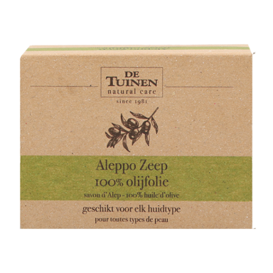 De Tuinen Savon d'Alep à l'huile d'olive pure (200 g)