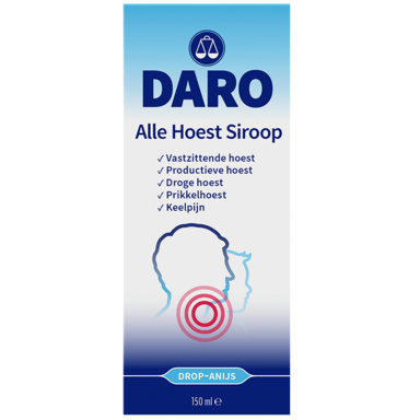 Daro Alle Hoest Siroop Drop-Anijs (150ml)