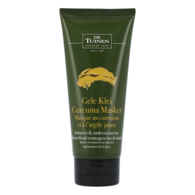 De Tuinen Gele Klei Curcuma Masker - 100ml