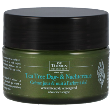 De Tuinen Tea Tree Dag- & Nachtcrème - 50ml