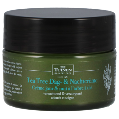 De Tuinen Tea Tree Dag- & Nachtcrème (50ml)