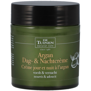 De Tuinen Argan Dag- & Nachtcrème - 120ml