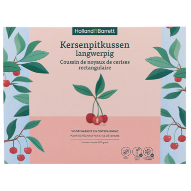 Holland & Barrett Coussin de Noyaux de Cerises - 17cm x 36cm