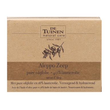 De Tuinen Savon d'Alep avec de l'huile d'olive pure (150 g)