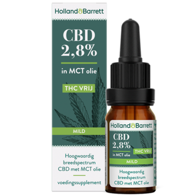 Holland & Barrett CBD Olie Mild 2,8% (10ml)