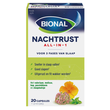 Bional Nachtrust All-In-1 (20 Capsules)