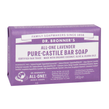 Dr Bronner's Savon Lavande (140g)