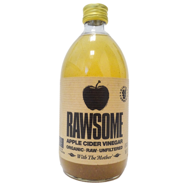 Rawsome Vinaigre de Cidre de Pomme Curcuma et Gingembre Bio - 500ml
