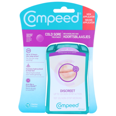 Compeed Invisible Patch tegen koortsblaasjes (15 Patches)