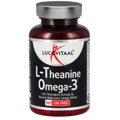 Lucovitaal L-Theanine Omega 3 (210 Capsules)