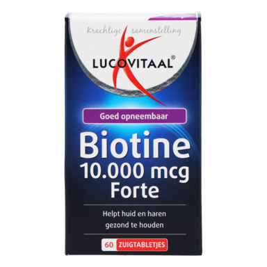 Lucovitaal Biotine Forte, 10.000mcg - 60 zuigtabletten