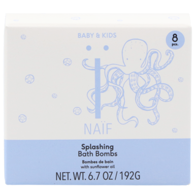 Naïf Baby & Kids Splashing Bath Bombs - 192g