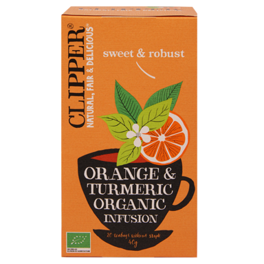 Clipper Orange & Tumeric Organic Infusion Bio (20 Theezakjes)