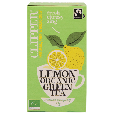 Clipper Lemon Organic Green Tea Bio (20 Theezakjes)