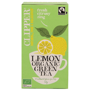 Clipper Lemon Organic Green Tea Bio (20 Theezakjes)