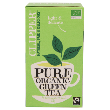 Clipper Thé vert biologique pur (20 sachets)