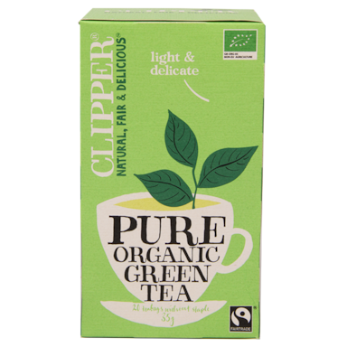 Clipper Pure Organic Green Tea Bio (20 Theezakjes)