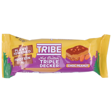 TRIBE Proteïnebar Triple Decker Bar Choc Peanut - 40g