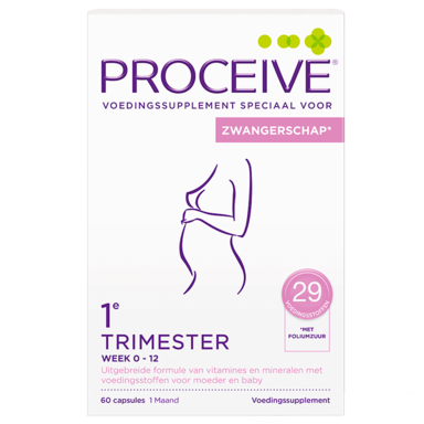 Proceive Zwangerschap* 1e trimester - 60 capsules