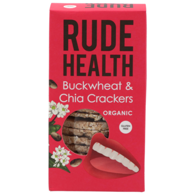 Rude Health Buckwheat & Chia Crackers Bio (150 gram)