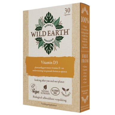 Wild Earth Vitamin D3 (30 Capsules)