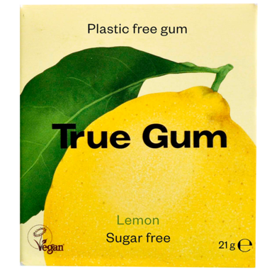 True Gum Lemon Kauwgom