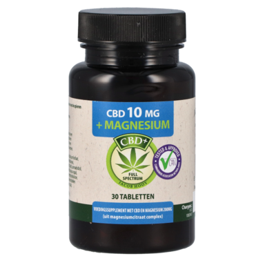 Jacob Hooy CBD 10 mg + Magnesium (30 tabletten)