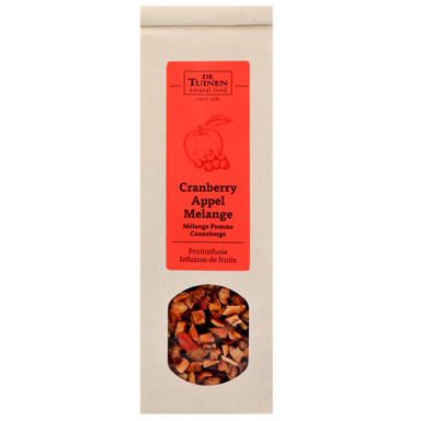 De Tuinen Infusion de fruits - Mélange Pomme Canneberge - 100g