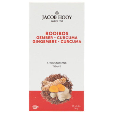 Jacob Hooy Rooibos Gember Kurkuma - 20 theezakjes