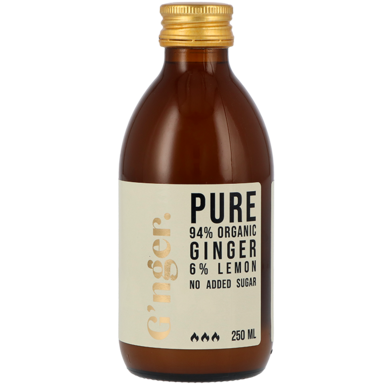 G'nger Pure 94% Gembersap Bio - 250ml