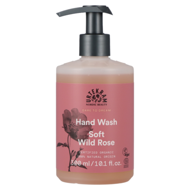 Urtekram Hand Wash Soft Wild Rose (300ml)