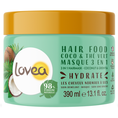Lovea 3 in 1 Hairmask Coconut & Green Tea - 390ml