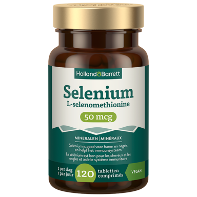 Holland & Barrett Sélénium 50mcg – 120 comprimés