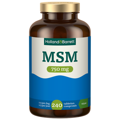 Holland & Barrett MSM 750 mg - 240 tabletten