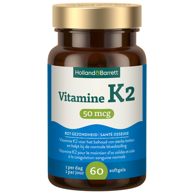 Holland & Barrett Vitamine K2 50mcg - 60 capsules
