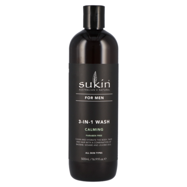 Sukin For Men 3-in-1 Wash Calming (500ml)