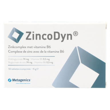 Metagenics ZincoDyn Zinkcomplex Met Vitamine B6 (56 tabletten)