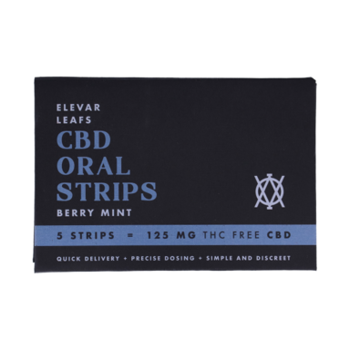 Elevar Leafs CBD Orale Strips Berry Mint (5 strips)