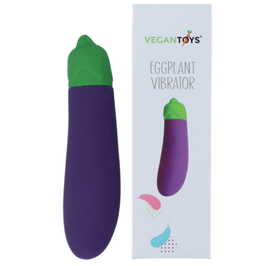 Vegan Toys Vibrator Aubergine - 2 x 2.6 x 11.5 cm
