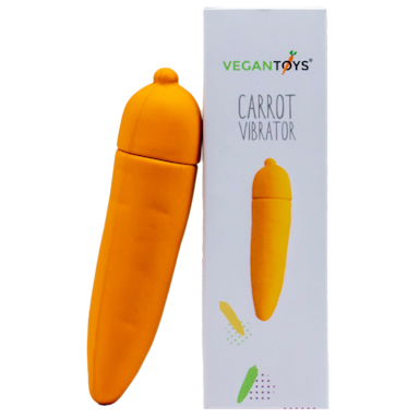 Vegan Toys Vibrator Wortel - 2 x 2.6 x 11.5 cm