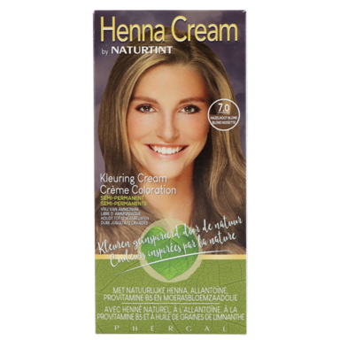 Naturtint Henna Cream 7.0 Hazelnoot Blond - 110ml