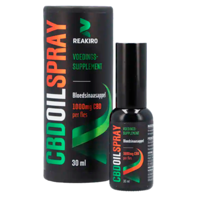Reakiro CBD Oil Spray Bloedsinaasappel 1000mg CBD (30ml)