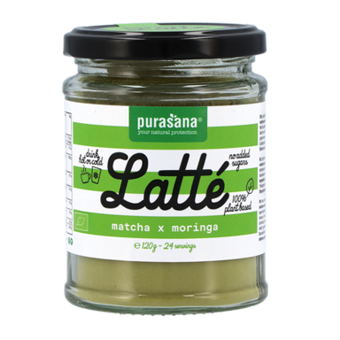 Purasana Latte Matcha x Moringa Bio - 120g