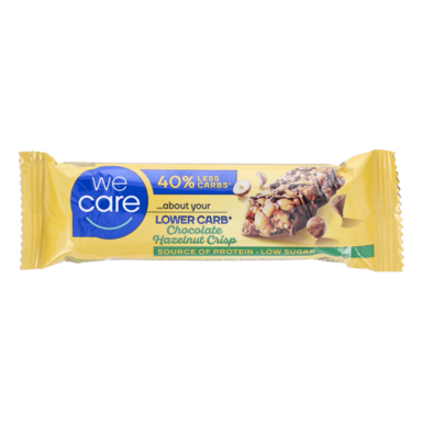 WeCare Lower Carb Chocolate Hazelnut Reep - 37g