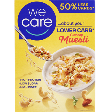 WeCare Lower Carb Crunchy Muesli - 325g