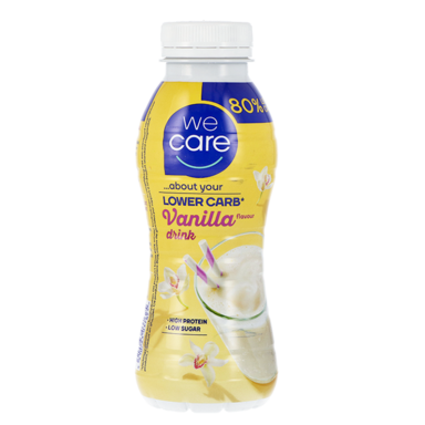 WeCare Lower Carb Vanilla flavour drink - 330ml