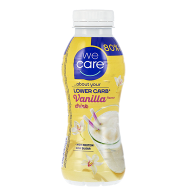 WeCare Lower Carb Vanilla flavour drink (vervanger Atkins)